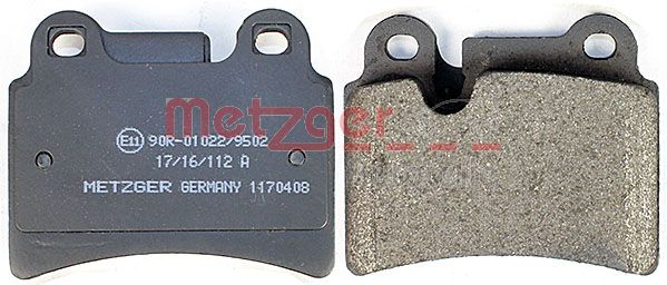 METZGER 1170408 Bremsbelagsatz, Scheibenbremse